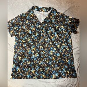 Floral Button up Shirt.